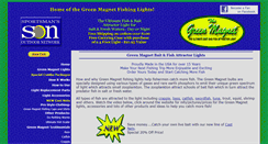 Desktop Screenshot of greenmagnetfishinglights.com